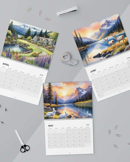 2024 Luxe Artistic Wall Calendar - Signature Collection