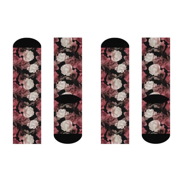 Ultra-Comfy Printed Unisex Crew Socks - Fits All Sizes