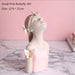 Nordic Elegance Butterfly Maiden Resin Vase - Chic Decorative Accent for Your Home