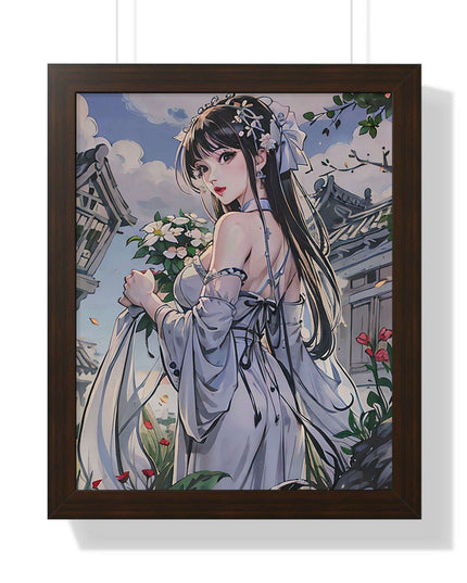 Sustainable Anime Girl Framed Wall Art: Enhance Your Space with Eco-Conscious Design