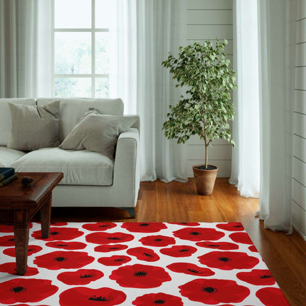Customizable Elite Poppy Dornier Luxurious Area Rug - Chic & Secure Design