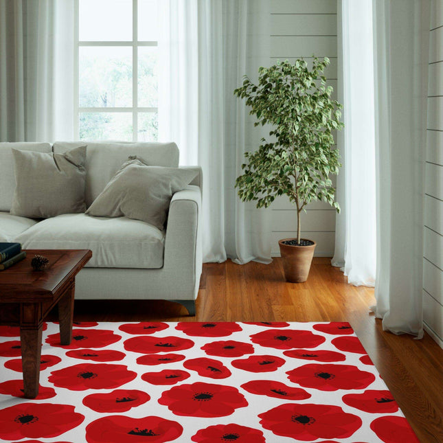 Customizable Elite Poppy Dornier Luxurious Area Rug - Chic & Secure Design