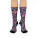 Paisley Plaid Crew Socks - Chic Comfort for Every Foot