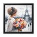 Parisian Romance: Elegance and Love Matte Canvas Wall Art
