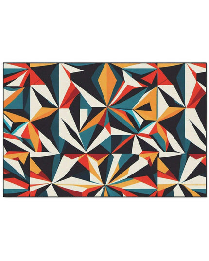 Sophisticated Black Trim Luxury Floor Mat Collection - Premium Quality with Non-Slip Feature