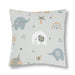 Très Bébé Nordic Stain-Free and Waterproof Outdoor Floral Pillows with Concealed Zipper