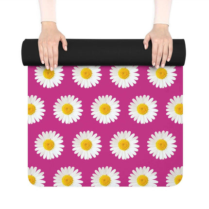 Opulent Daisy Blossom Yoga Mat for Supreme Comfort and Stability