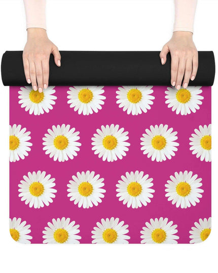 Opulent Daisy Blossom Yoga Mat for Supreme Comfort and Stability