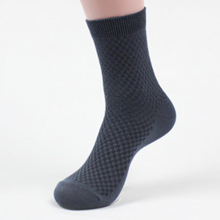Peekaboo Studio Men's Bamboo Fiber Socks - Soft, Breathable Comfort