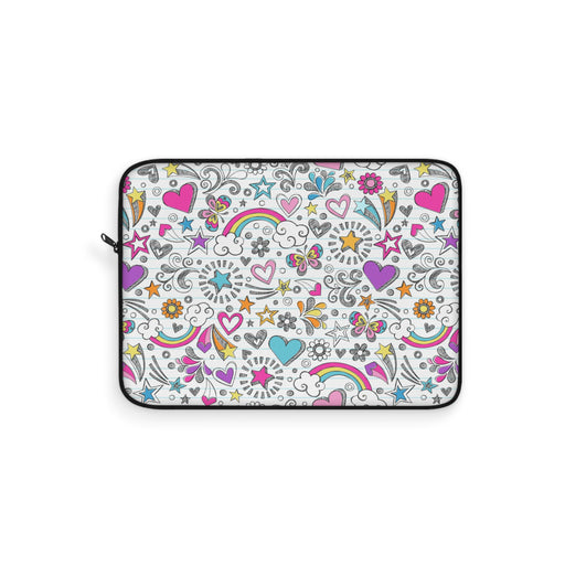 Chic Peekaboo Polka Dots Laptop Sleeve with Enhanced Protection