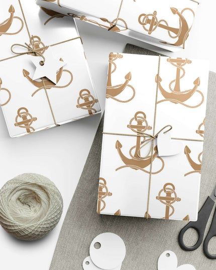 Nautical Elegance: Premium Gift Wrap Collection - Made in the USA