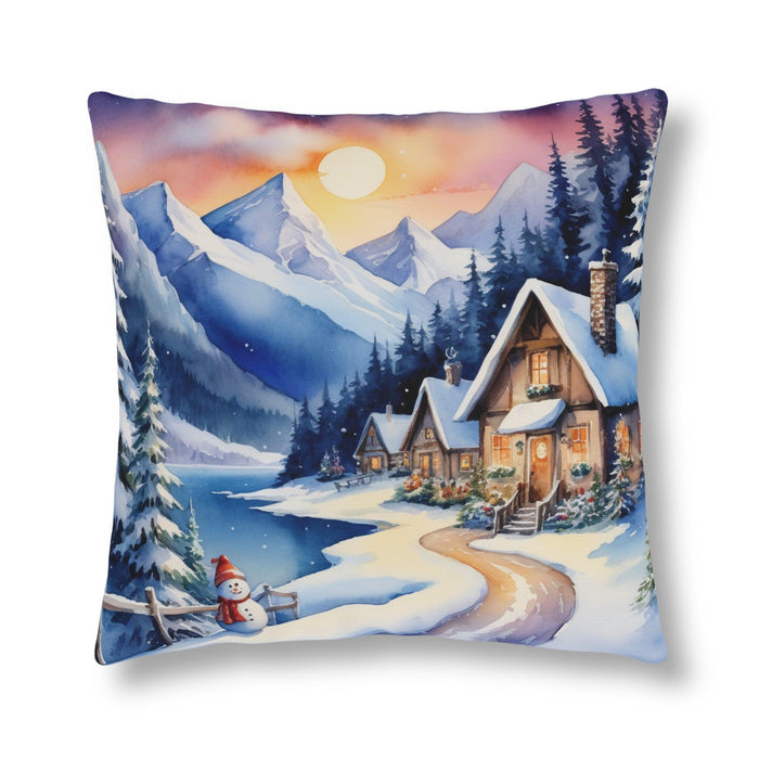 Water-Resistant Polyester Outdoor Pillows with Hidden Zipper