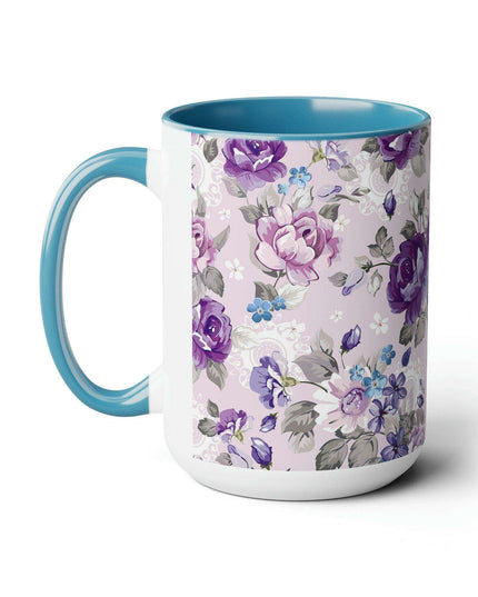 Elegant Duo: Maison Two-Tone Ceramic Coffee Cups