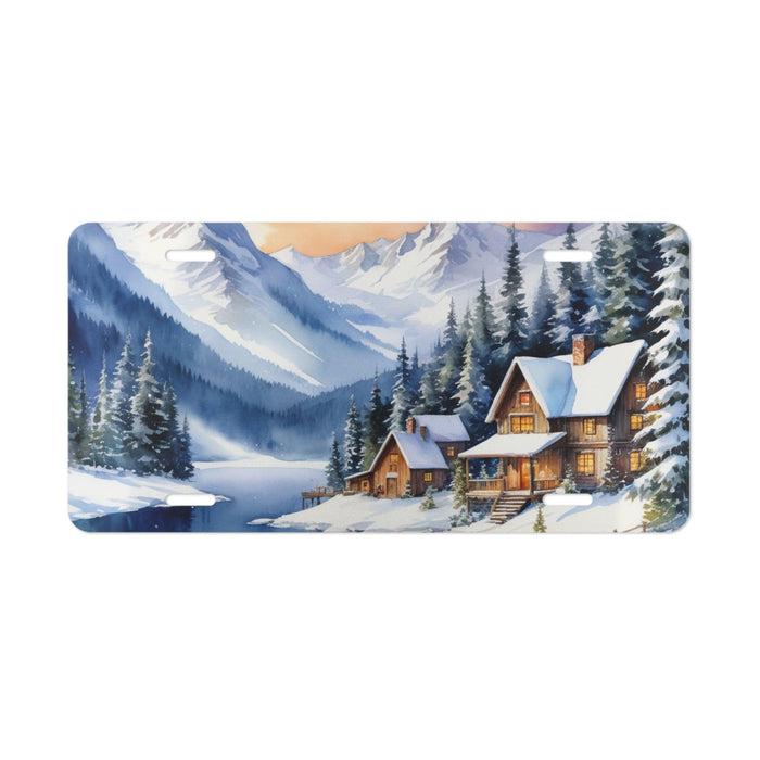 Festive Aluminum Personalized License Plate - Add a Touch of Christmas Cheer!
