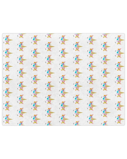 Luxurious Stitched Minky Fleece Blanket for Cozy Elegance