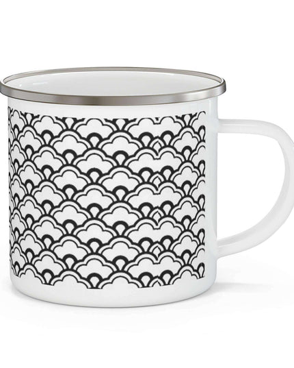 Outdoor Explorer Enamel Camping Mug: Your Go-To Adventure Gear