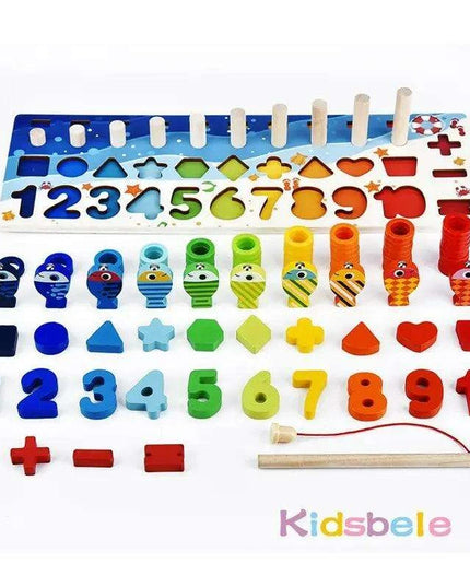 Montessori Math Fishing Puzzle Game - Engaging Educational Toy Set for Early Learners - Boost Skills & Inspire Imagination