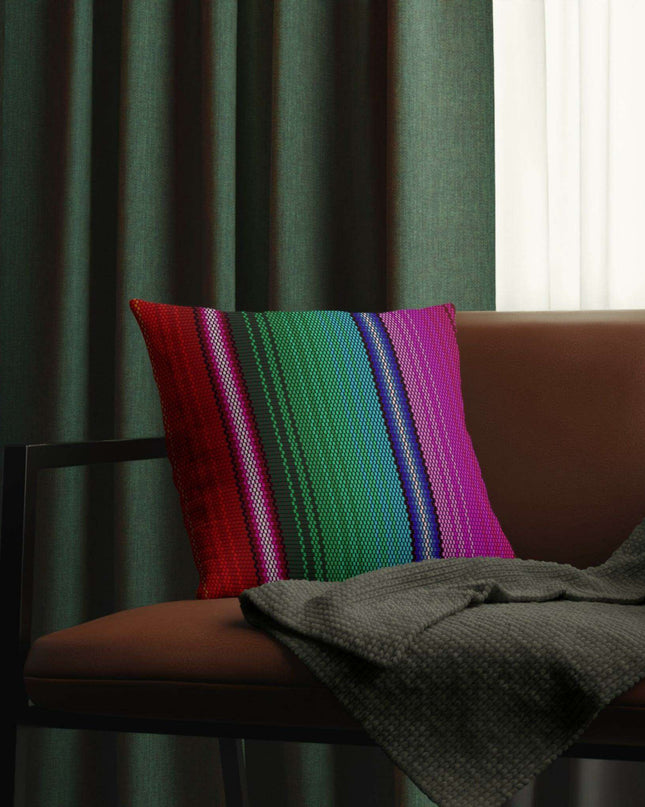 Colorful Water-Resistant Floral Outdoor Cushion Set with Hidden Zipper