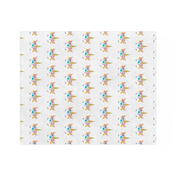 Luxurious Stitched Minky Fleece Blanket for Cozy Elegance