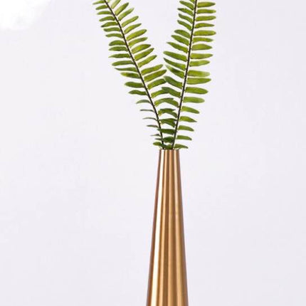 Peekaboo Studio Artificial Flower Decoration with Iron Vase for Living