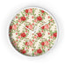 Elegant Floral Wall Clock - Timeless Sophistication for Every Moment