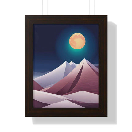 Celestial Harmony Framed Night Sky Artwork - Sustainable Chic for Your Living Space