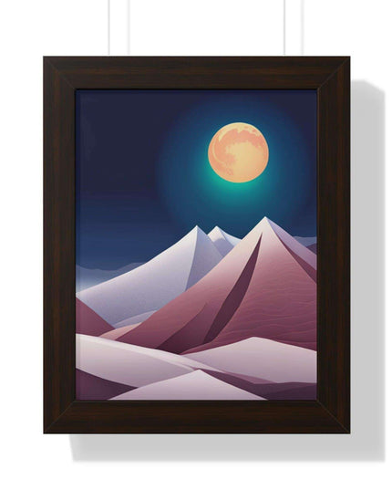 Celestial Harmony Framed Night Sky Artwork - Sustainable Chic for Your Living Space