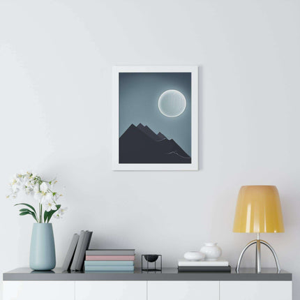 Celestial Harmony Eco-Conscious Framed Art Print