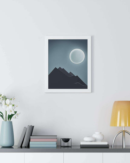 Celestial Harmony Eco-Conscious Framed Art Print