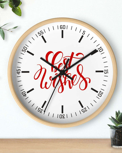 Opulent Holiday Chic Wall Clock - An Exquisite Timekeeper for Elegant Interiors