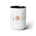 Exquisite Maison d'Elite Enigma Collection Dual-Tone Coffee Cups for Discerning Palates 15oz