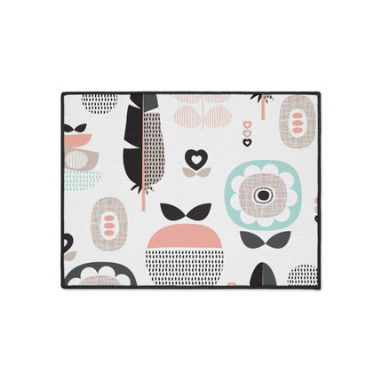 Chic Scandinavian Vintage Area Rug: Modern Floor Mat for Stylish Interiors