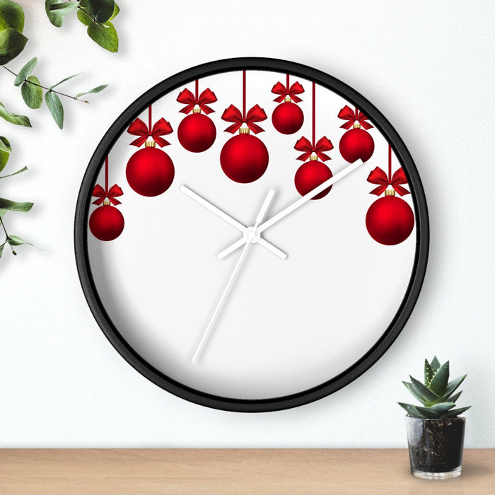 Wall Clock Christmas Holiday Decorations