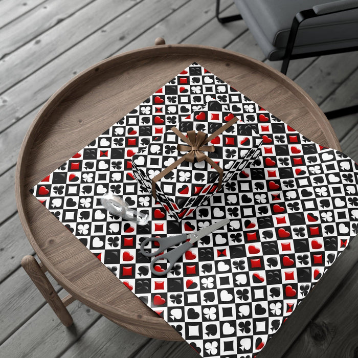 Eco-Friendly Luxury Chess Cells Gift Wrap - Minimalist Sustainable Packaging Made in the USA