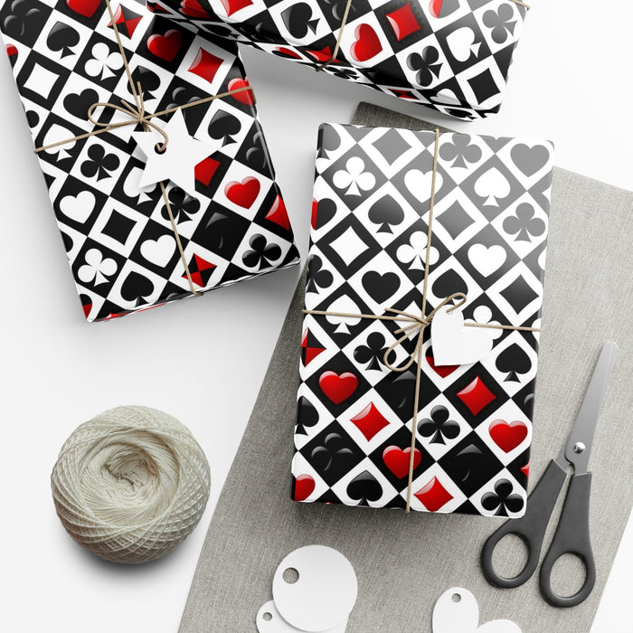 Eco-Friendly Luxury Chess Cells Gift Wrap - Minimalist Sustainable Packaging Made in the USA