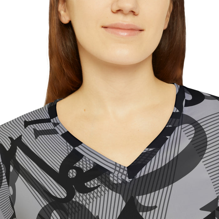 Véronique Women's Long Sleeve V-neck Shirt - Stylish, Versatile, and Comfortable