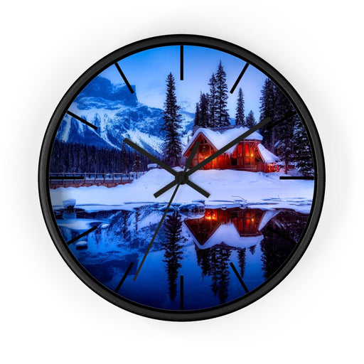 Elite Winter Wonderland Wall Clock - Luxurious Timepiece for Home Decor