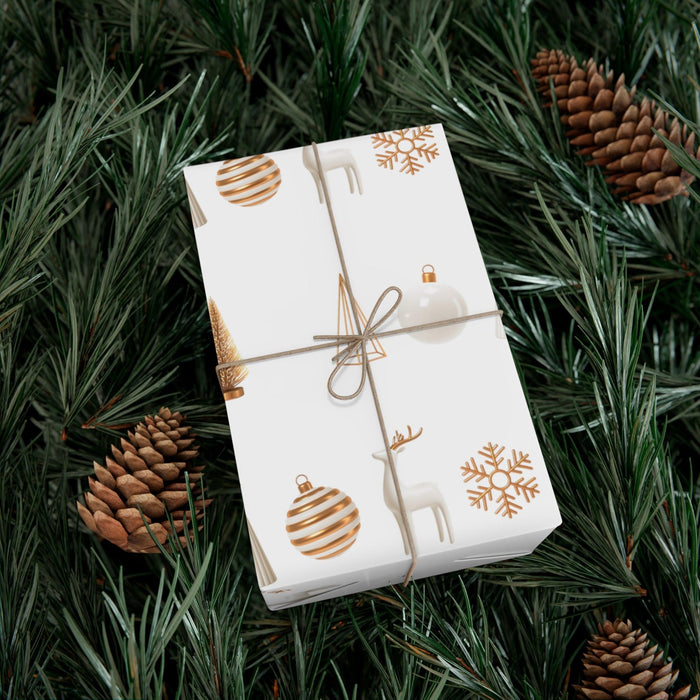 Customizable Sustainable 3D Gift Wrap Collection - Festive Finishes Edition