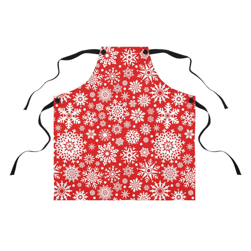 Elite Christmas Snow Kitchen Apron - Stylish Lightweight Cooking Accessory