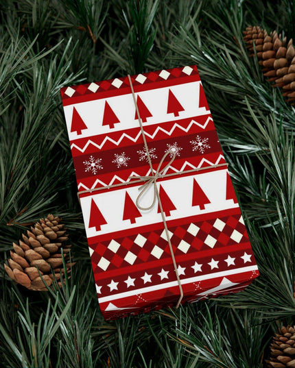 Elegant Customizable Christmas Gift Wrap - Premium Matte & Satin Finishes Made in the USA