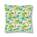 Water-Resistant Outdoor Floral Cushions - Robust Polyester Broadcloth - Hidden Zipper