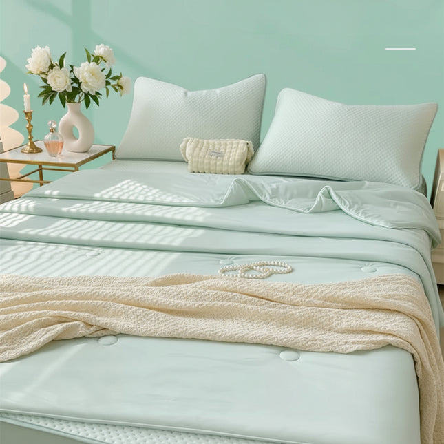 Peekaboo Studio Summer Cool Quilt Set - 4-Piece, Breathable Fabric