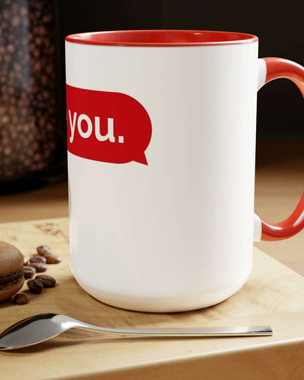 Luxurious Two-Tone Ceramic Coffee Mugs Set - 15oz Capacity, Maison d'Elite Collection