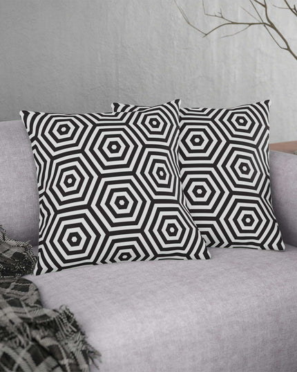 Stylish Waterproof Geometric Floral Throw Pillows for Indoor and Outdoor Decor