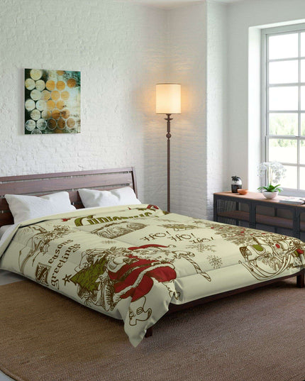 Festive Luxe Polyester Throw Blanket - Cozy Holiday Essentials