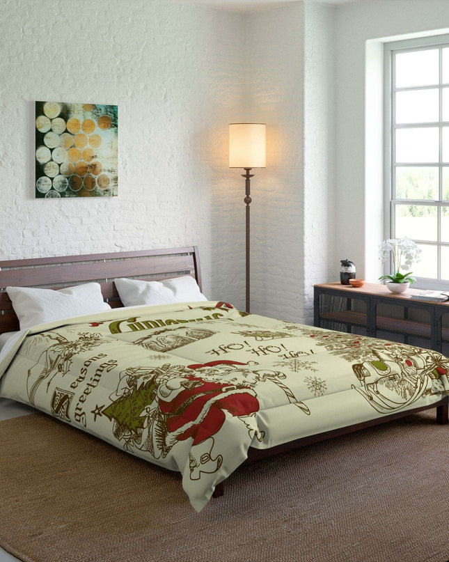 Festive Luxe Polyester Throw Blanket - Cozy Holiday Essentials