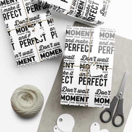 Elegant Customizable Gift Wrap with Inspirational Quotes: Redefine Your Gifting Experience