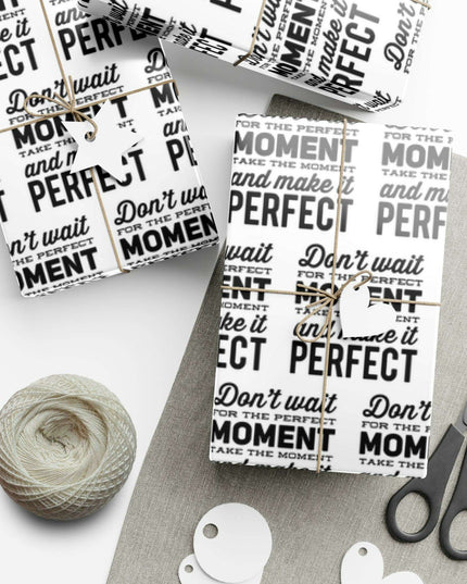 Elegant Customizable Gift Wrap with Inspirational Quotes: Redefine Your Gifting Experience