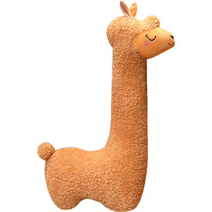 Peekaboo Studio Alpaca Plush Toy Pillow - Soft & Cuddly Design