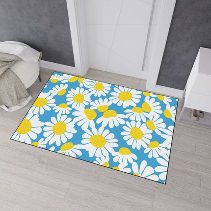 Personalized Chic Daisy Non-Slip Floor Mat for Stylish Home Interiors